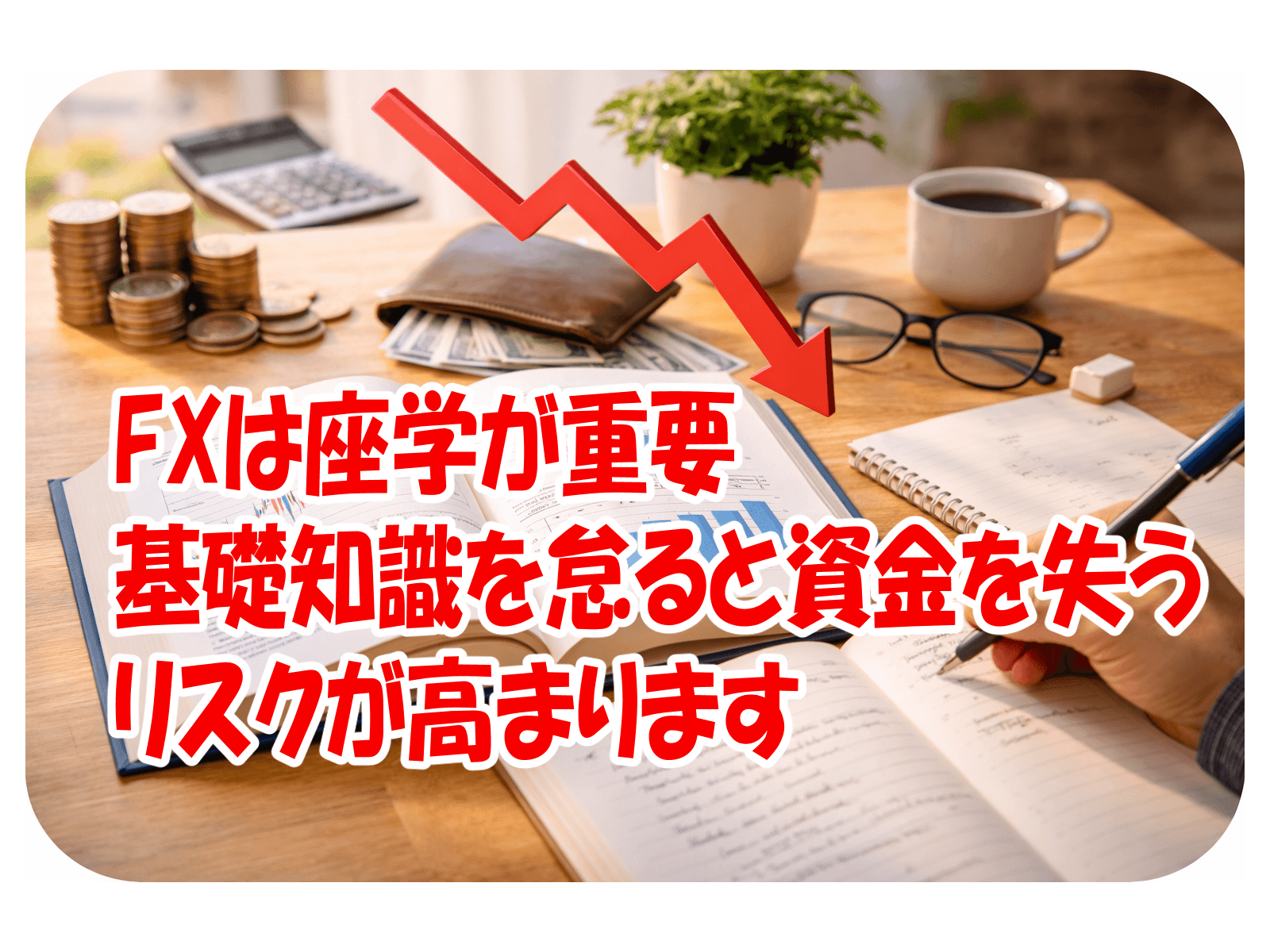 FXは座学が重要 基礎知識を怠ると資金を失うリスクが高まります